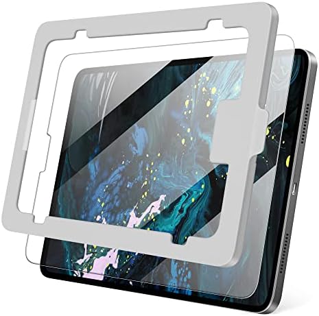 קינגבלנק מארז ל- iPad Pro 11 אינץ '2021/2020/2018 3/2/1 הדור הראשון & HD Clear [התקנת מגע 1] מגן, כיסוי חכם עור טבעוני וזכוכית מחוסמת